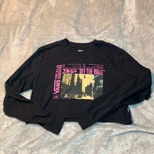 Vans Long Sleeve Crop Top